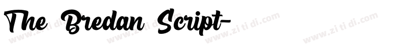The Bredan Script字体转换 The Bredan Script字体转换